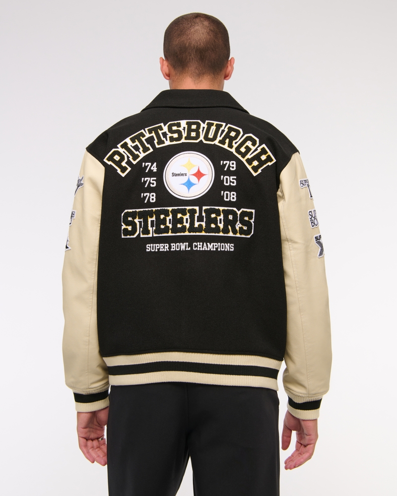 Pittsburgh Steelers Varsity Bomber Jacket