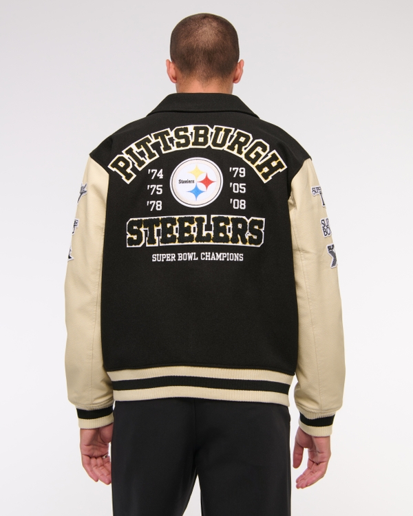 Pittsburgh Steelers Varsity Bomber Jacket