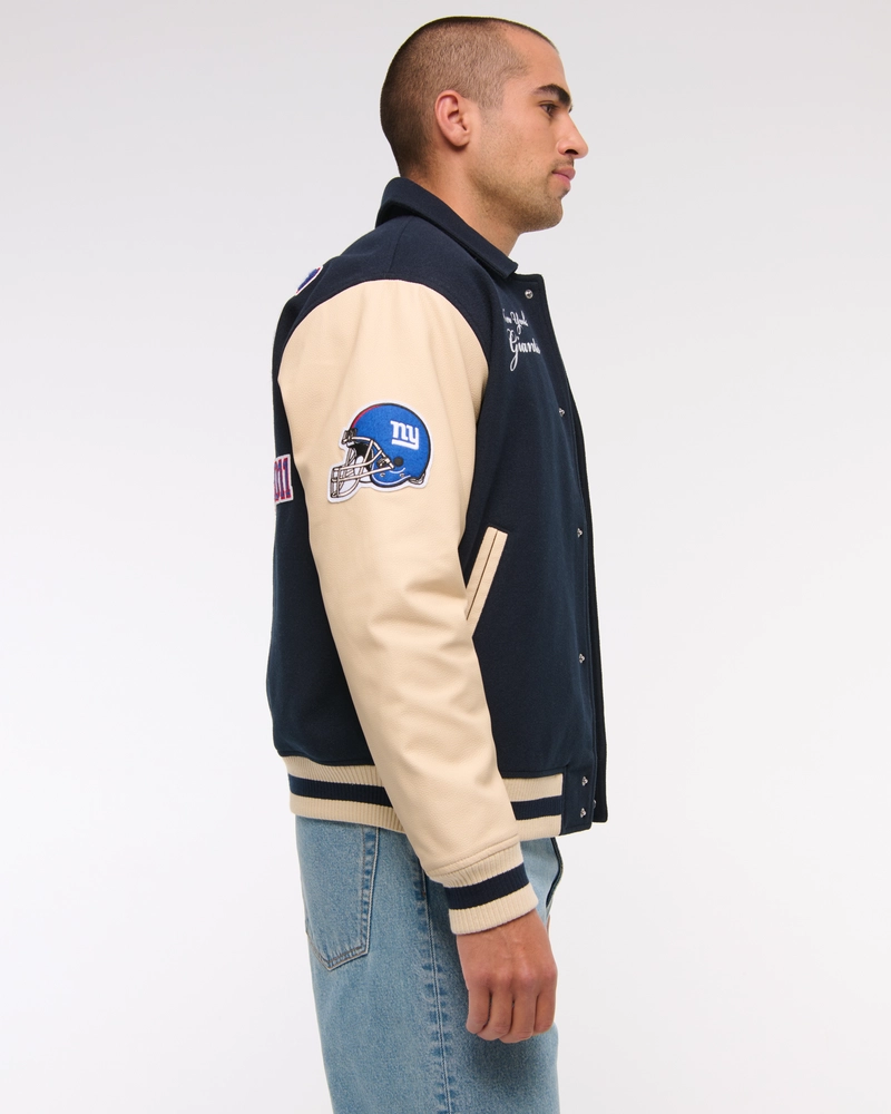 New York Giants Varsity Bomber Jacket