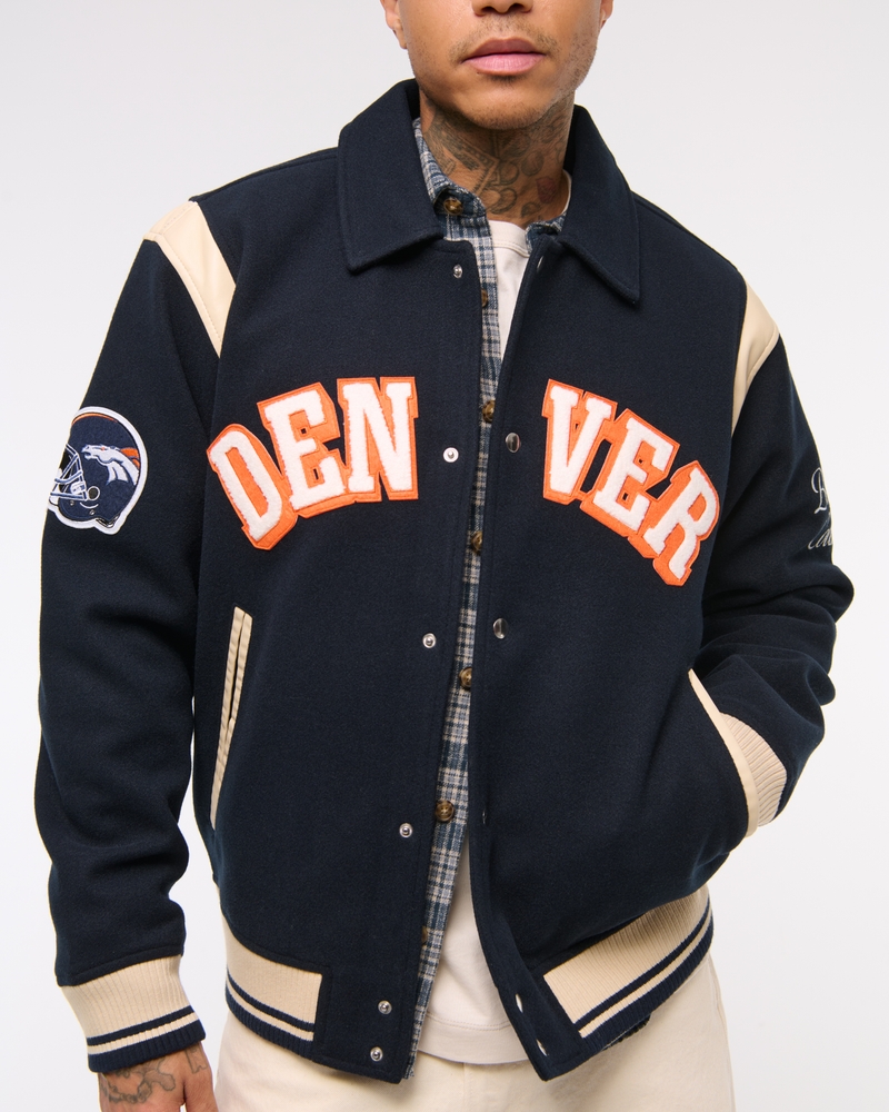 Denver Broncos Varsity Bomber Jacket