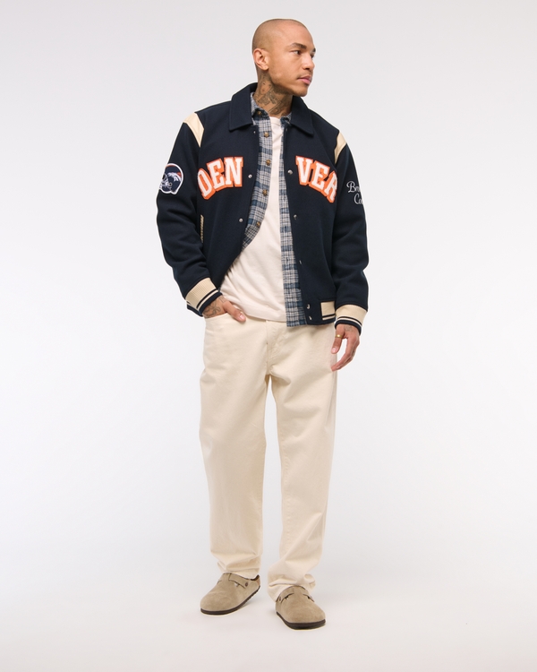 Denver Broncos Varsity Bomber Jacket