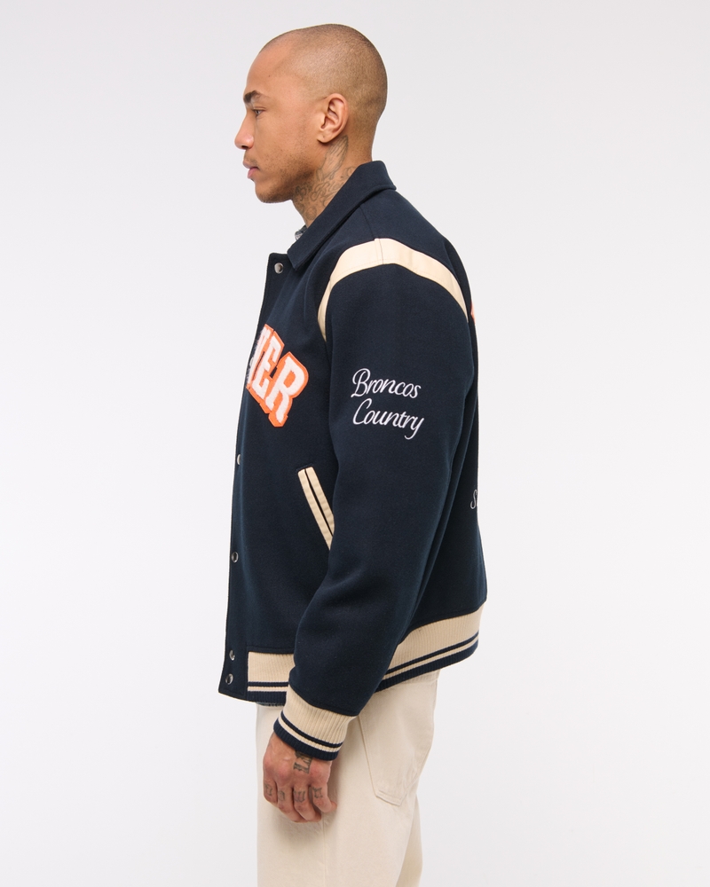 Denver Broncos Varsity Bomber Jacket