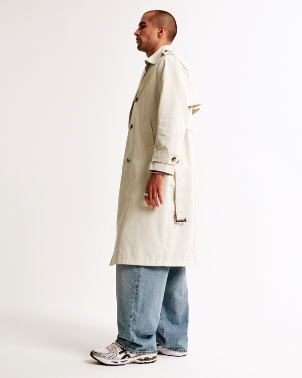 Men's Relaxed Trench Coat | Men's Clearance | Abercrombie.com