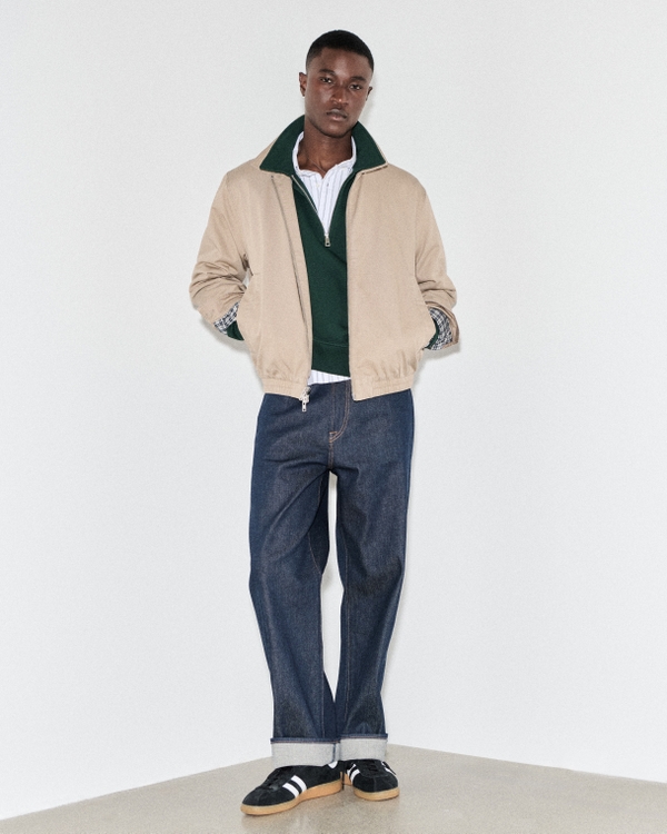 Men's Clean Harrington Jacket | Men's Clearance | Abercrombie.com