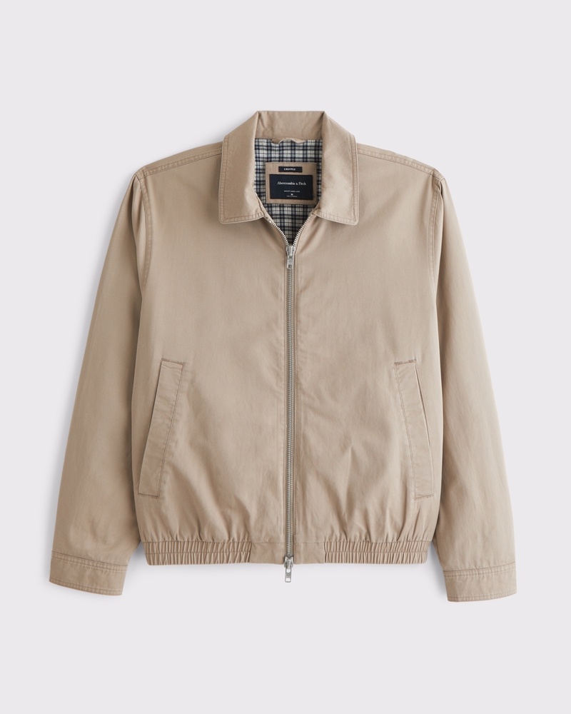 Men's Clean Harrington Jacket | Men's Clearance | Abercrombie.com