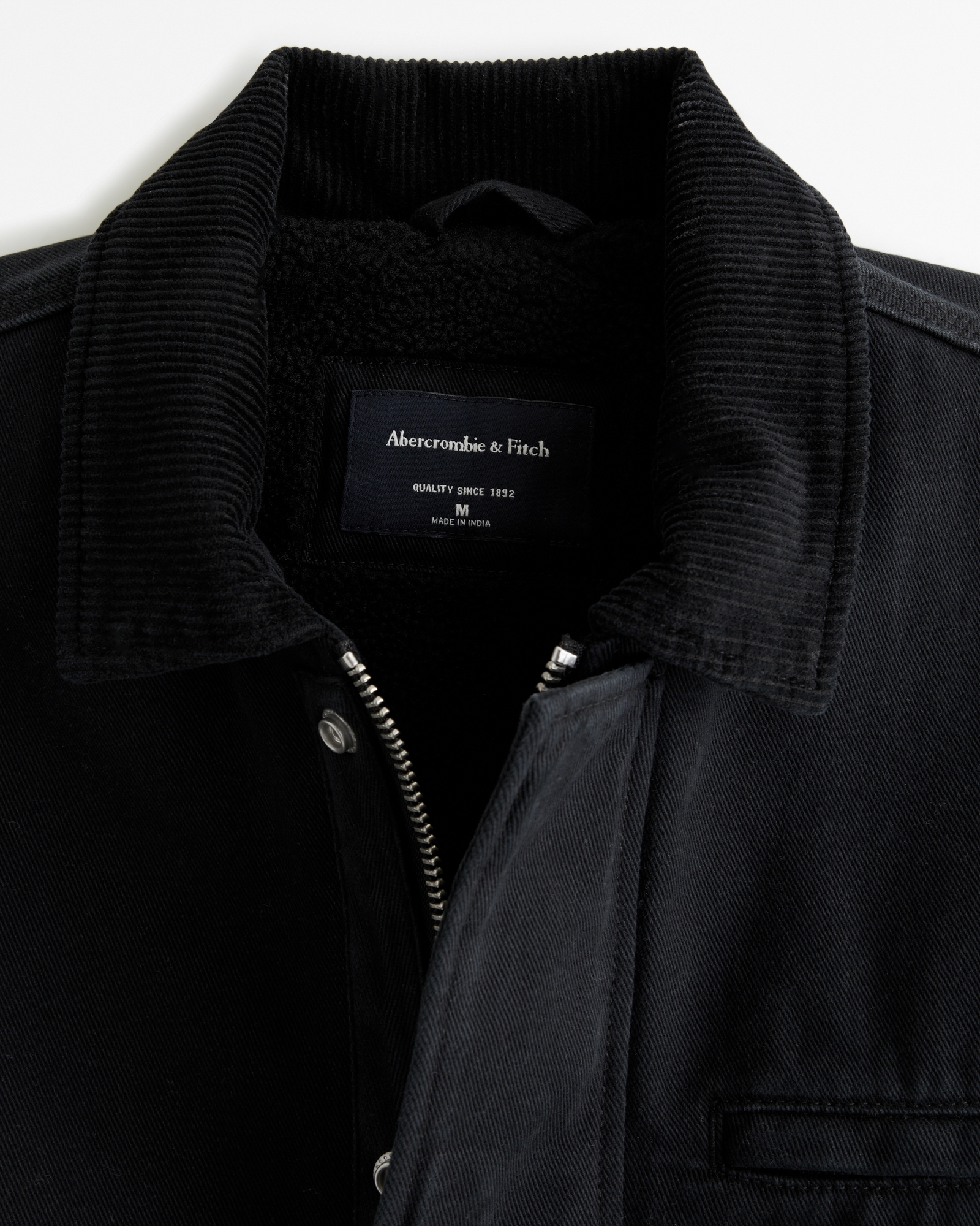 Sherpa-Lined Workwear Jacket