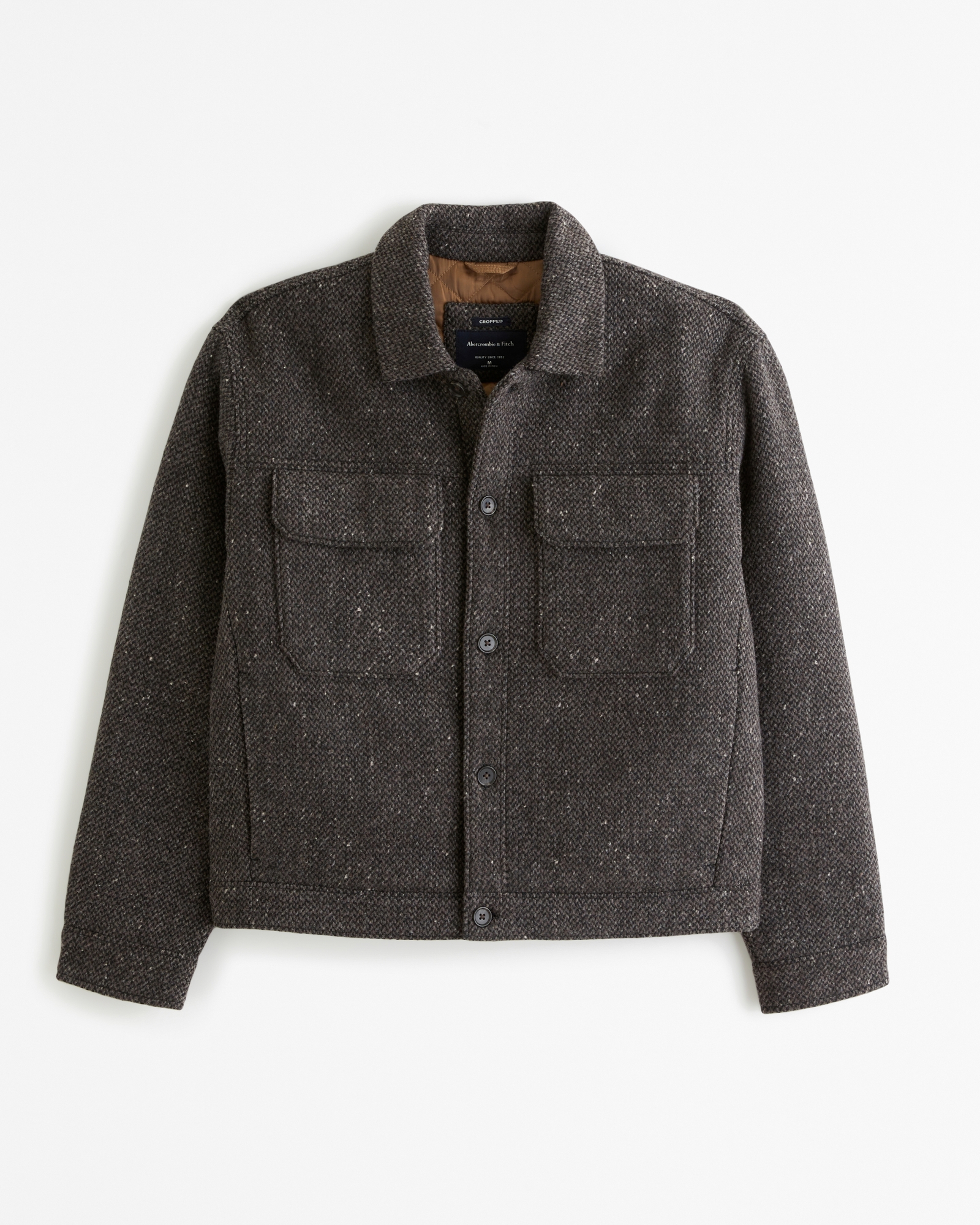 Herren Kurz geschnittene, elegante Truckerjacke | Herren Mäntel 