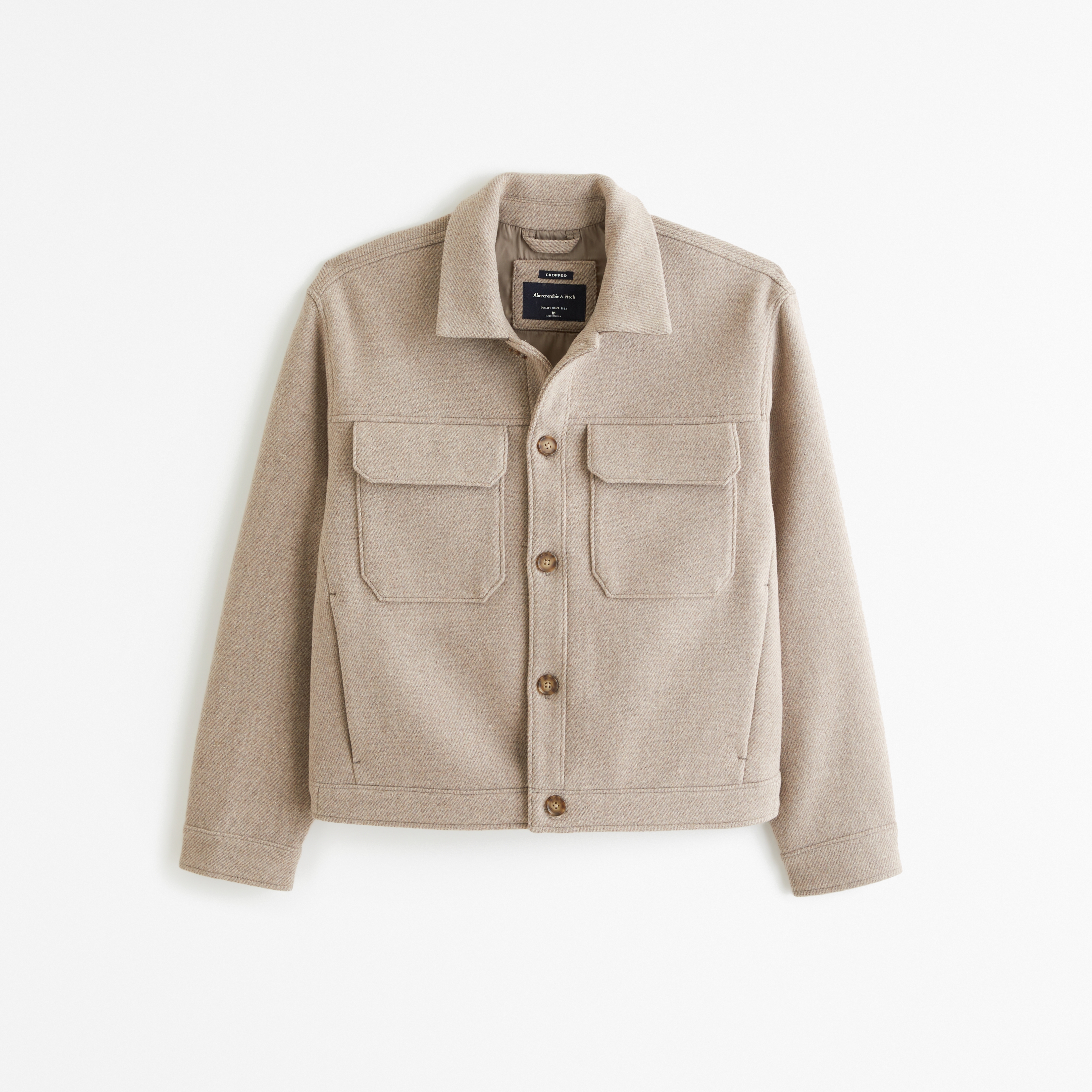 Abercrombie Wool-Blend hotsell Trucker Jacket