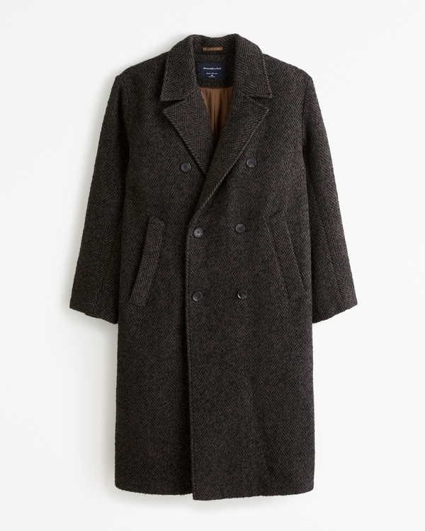 Men's Double-Breasted Wool-Blend Coat | Men's Clearance Men's Double-Breasted Wool-Blend Coat | Men's Clearance