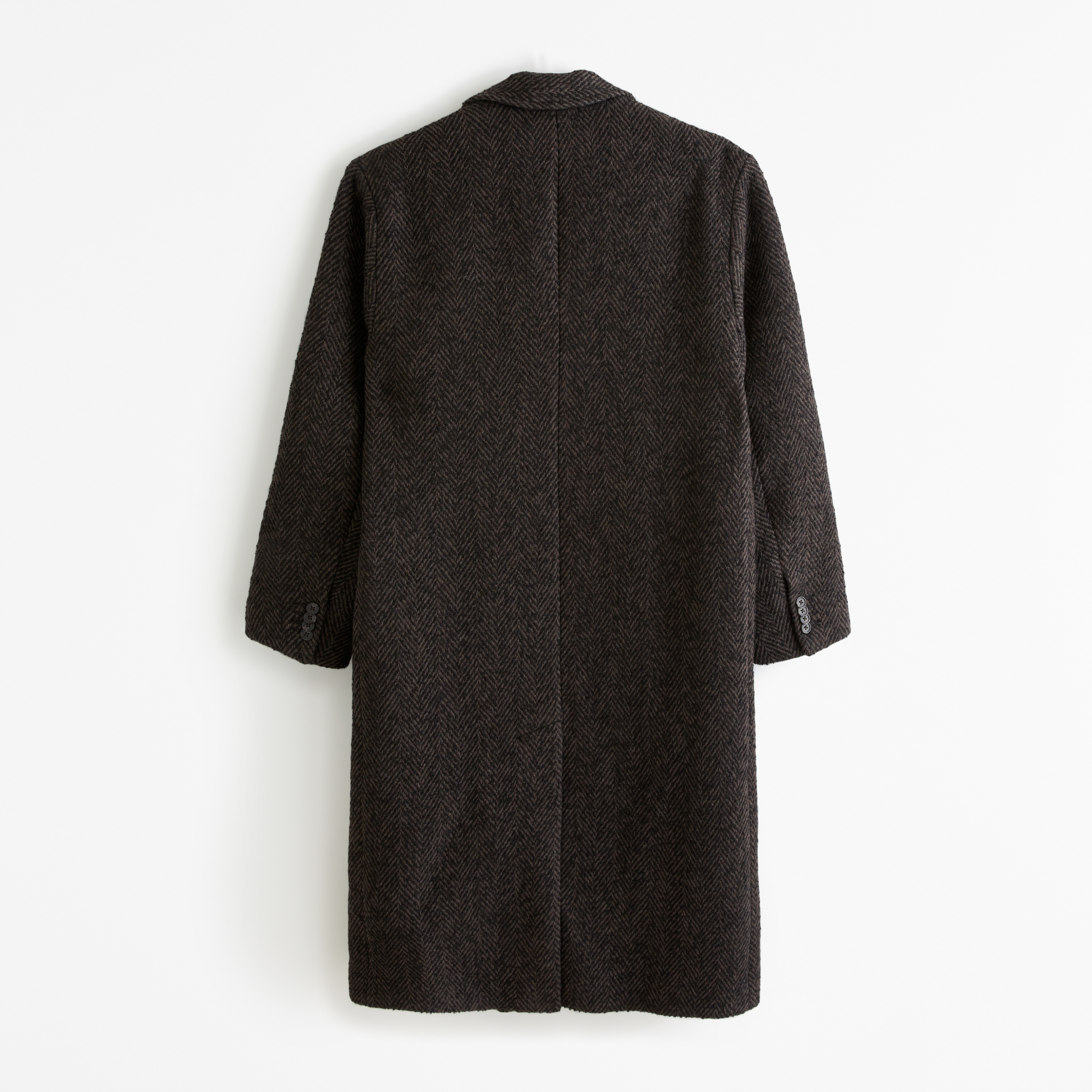 Men's Double-Breasted Wool-Blend Coat | Men's Clearance