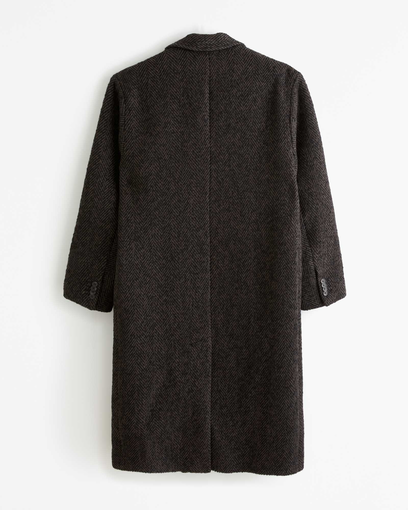 Double-Breasted Wool-Blend Coat