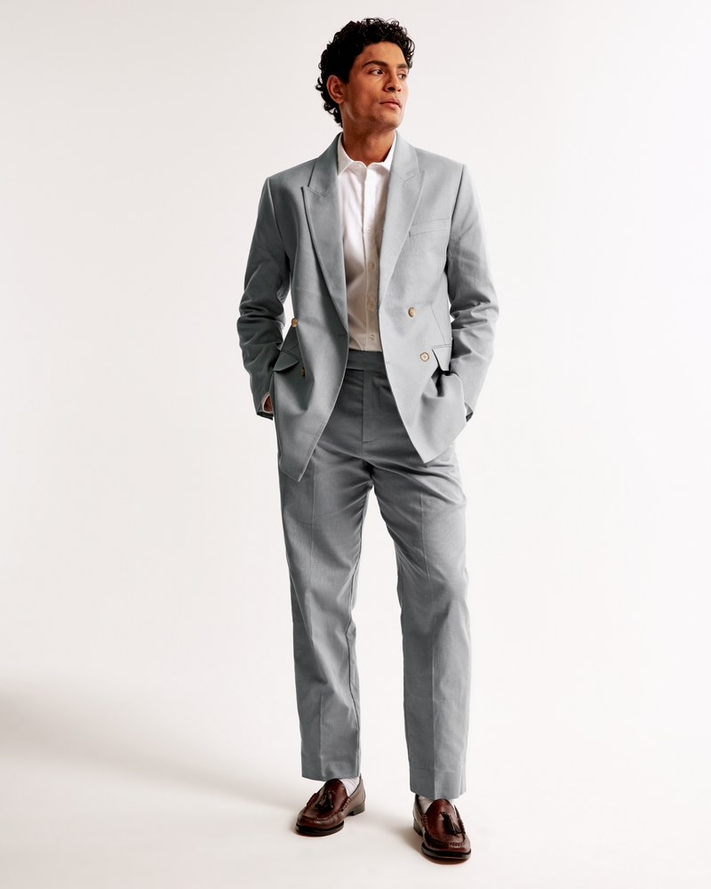 The A&F Collins Tailored Double-Breasted Blazer
