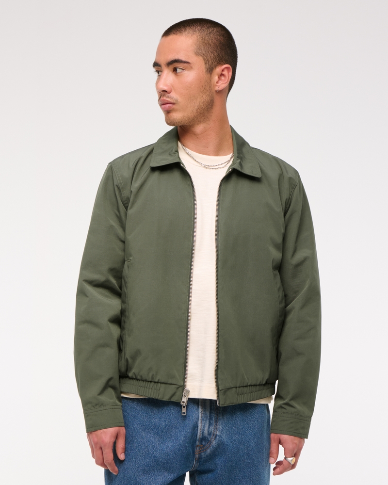 Men's Clean Harrington Jacket Men's Clearance