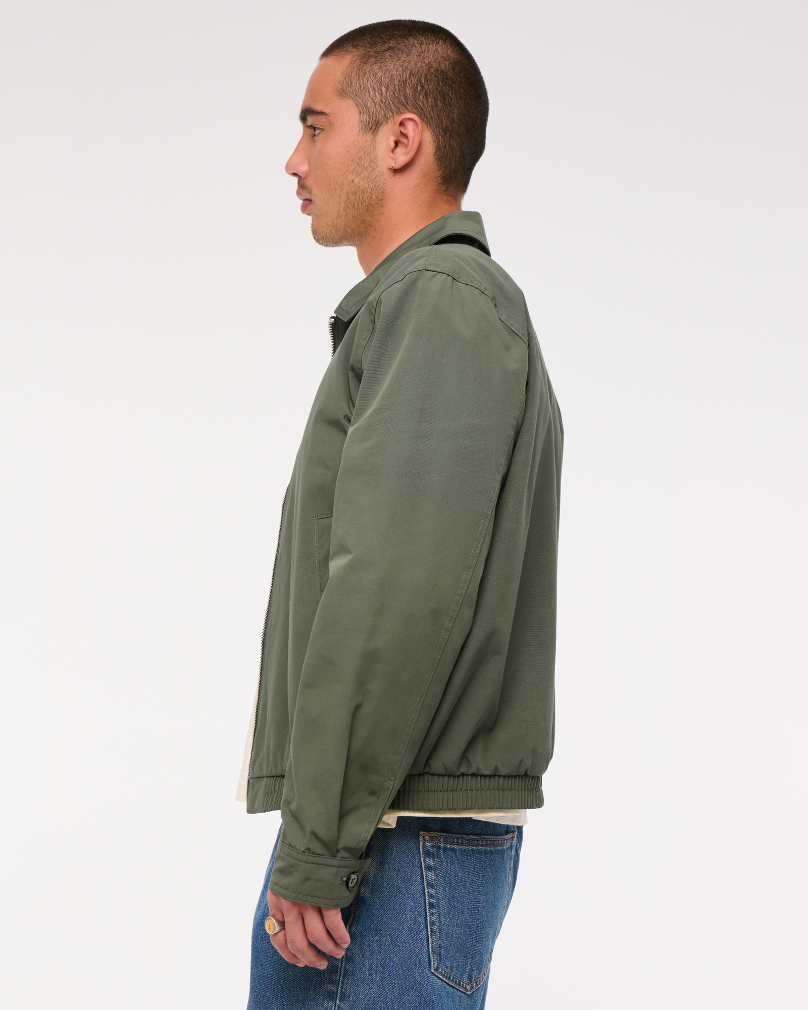 ELENDEEK ハリントンジャケット カーキ / FREE Damson Madder Joannie Bomber Jacket | Free People