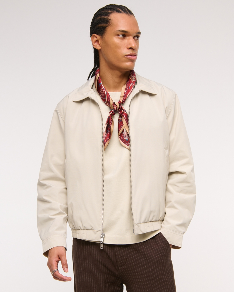 Men's Clean Harrington Jacket | Men's Clearance