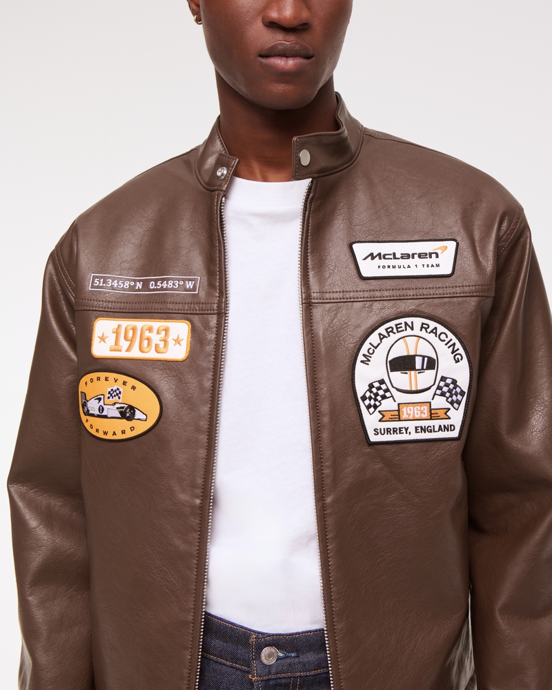 McLaren Vegan Leather Racer Jacket