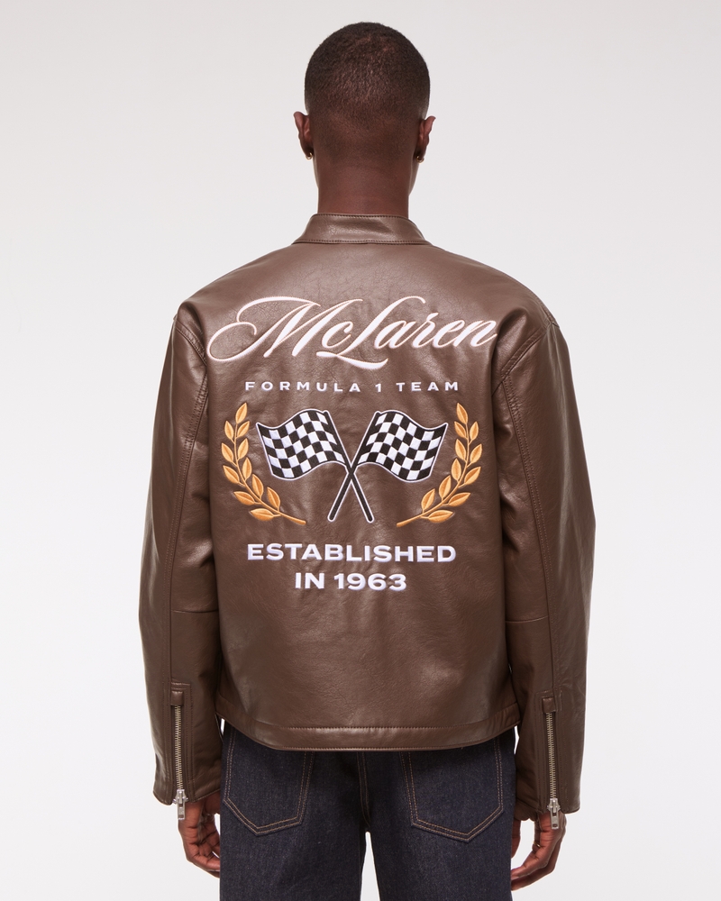 McLaren Vegan Leather Racer Jacket