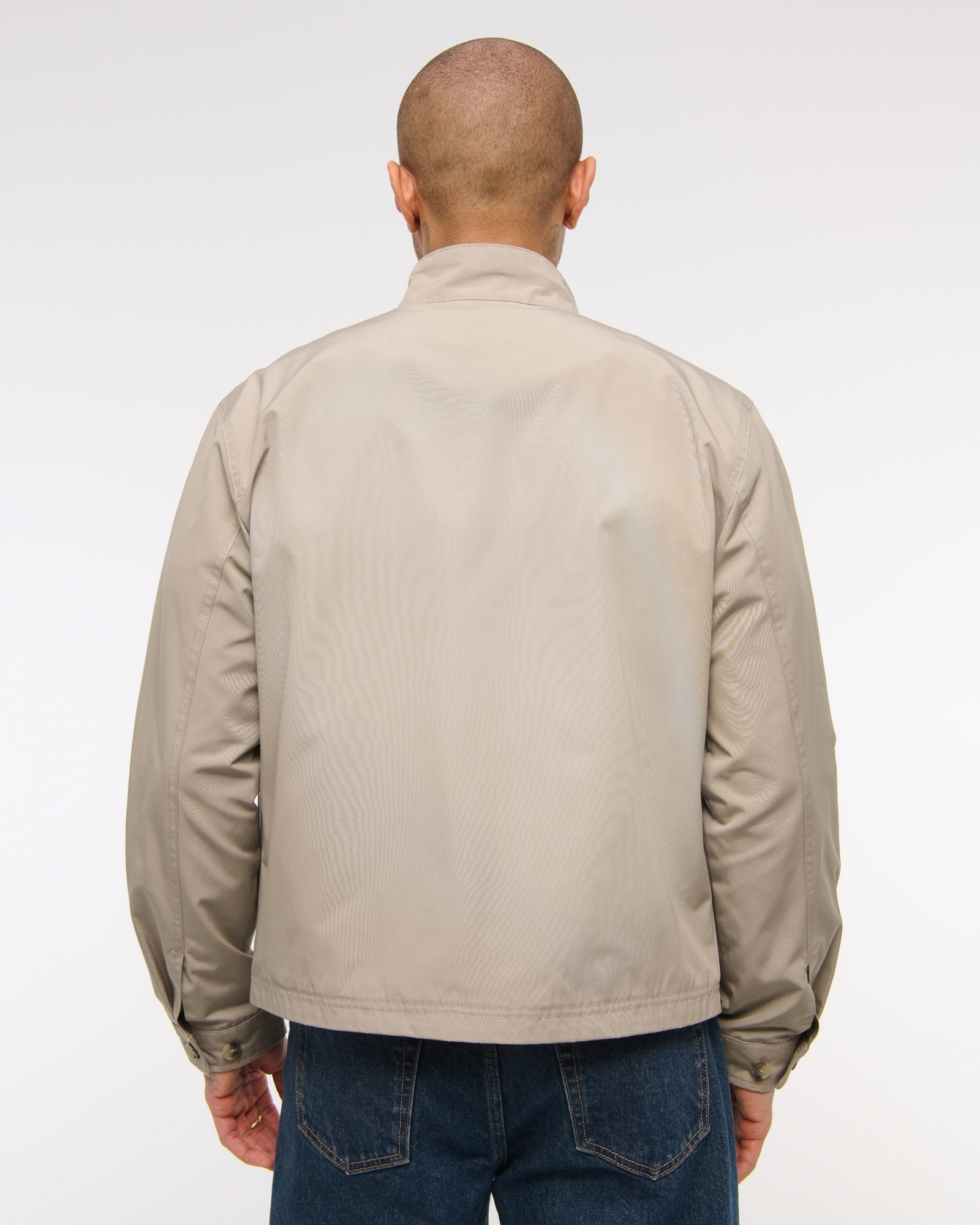 Mockneck Harrington Jacket