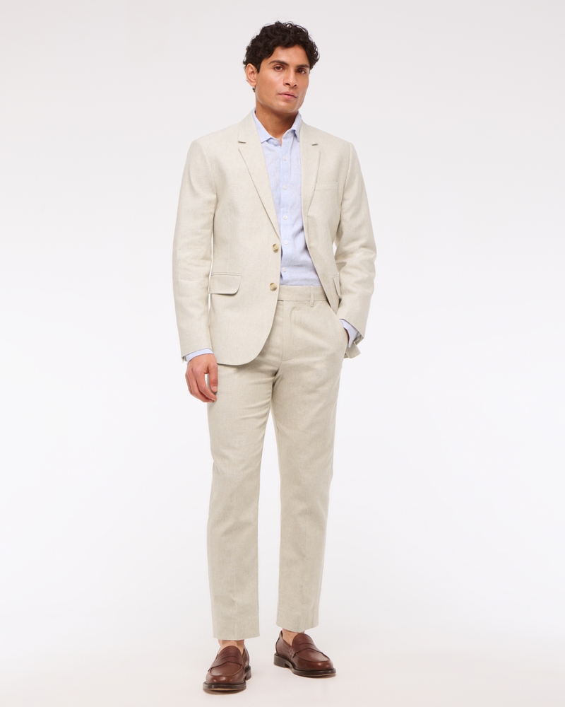 The A&F Collins Tailored Classic Linen-Blend Blazer
