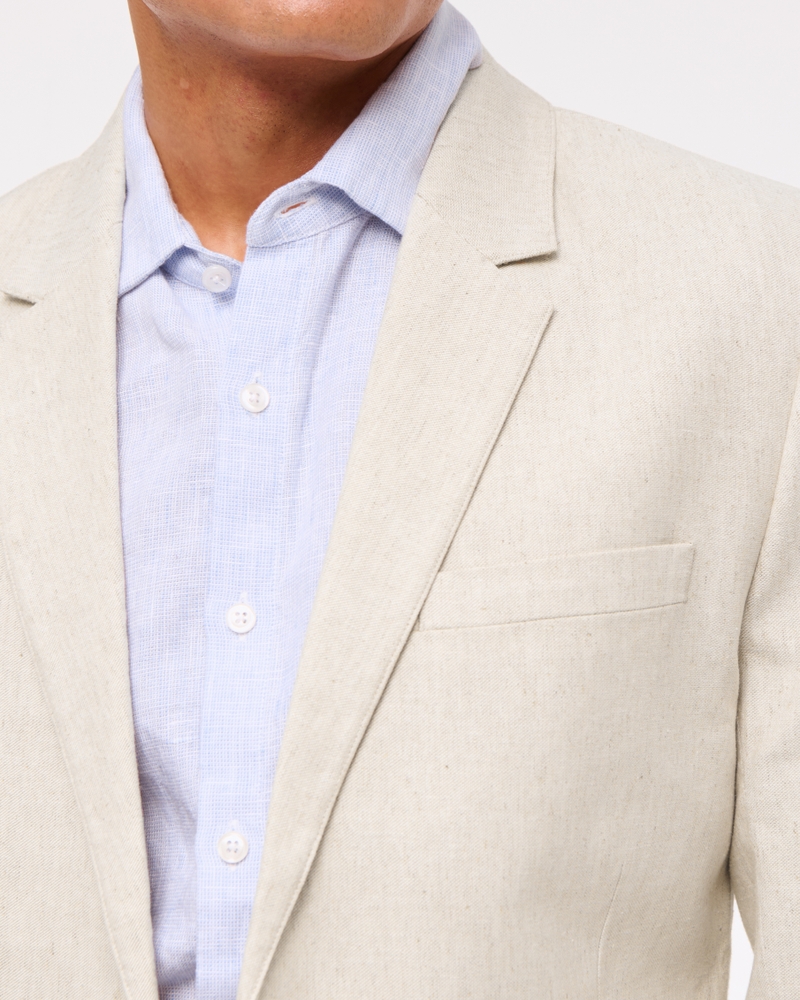 The A&F Collins Tailored Classic Linen-Blend Blazer