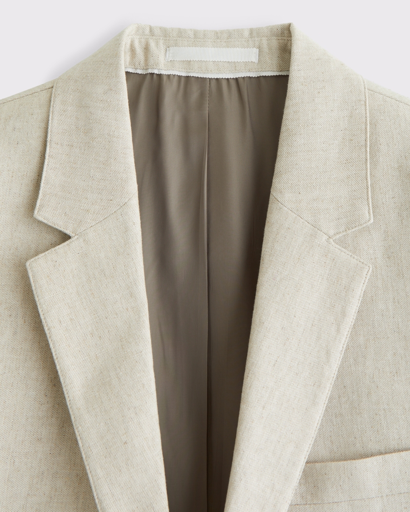 The A&F Collins Tailored Classic Linen-Blend Blazer
