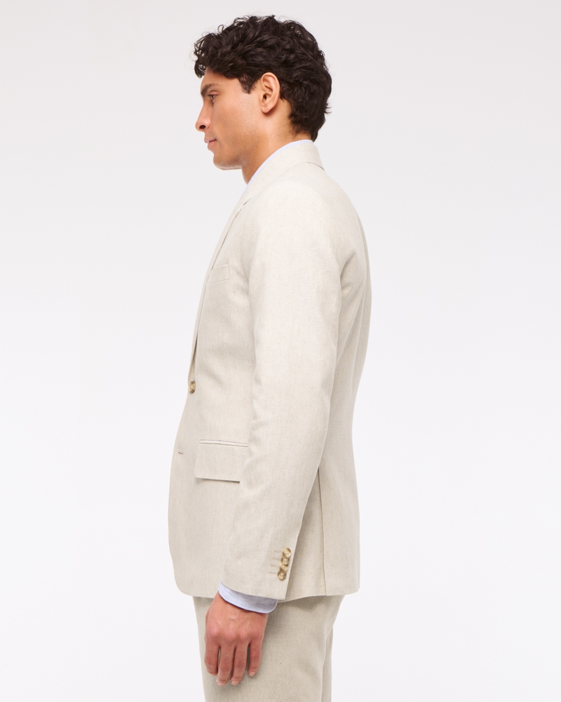 The A&F Collins Slim Linen-Blend Blazer - thumbnail 7