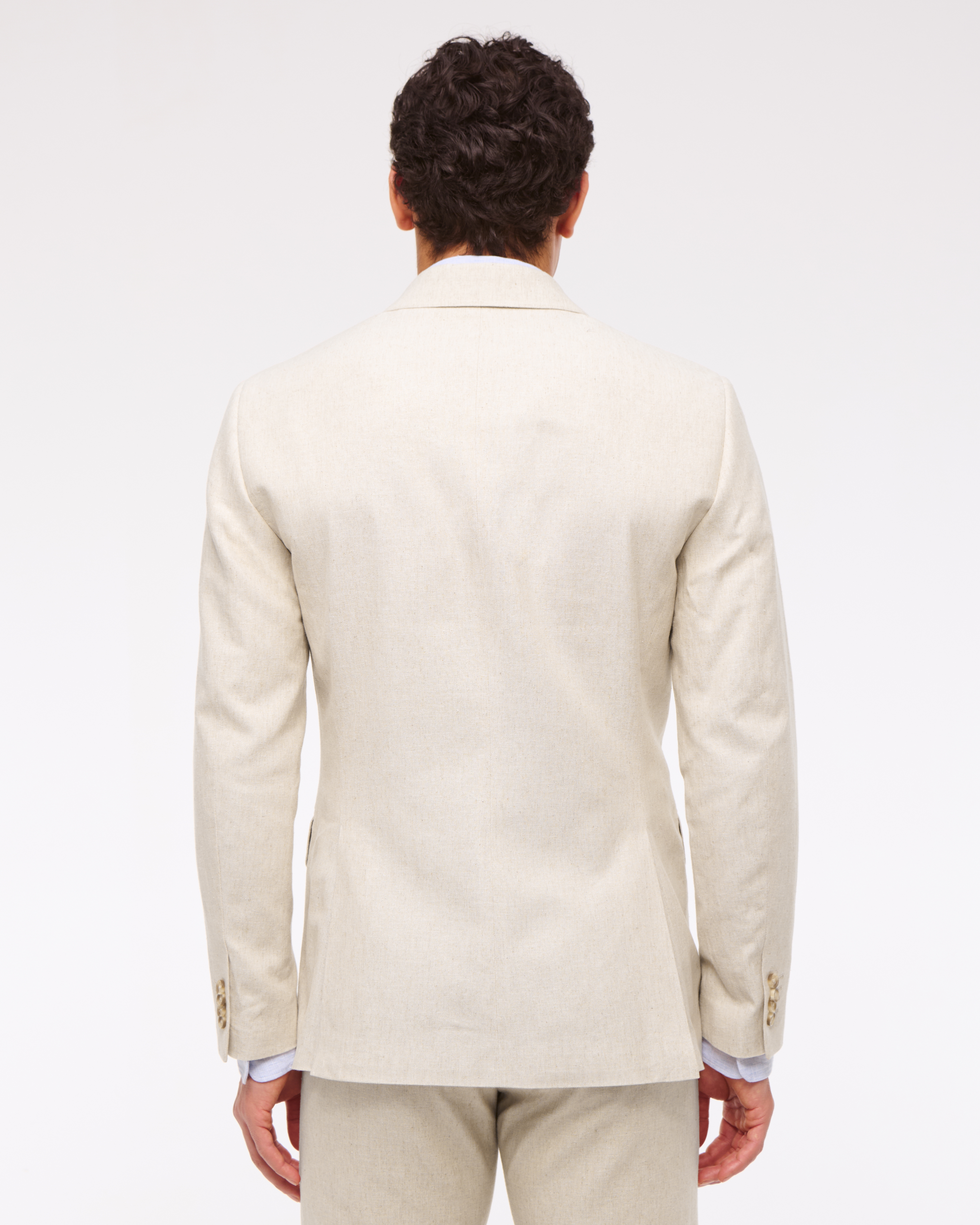 Men's The A&F Collins Slim Linen-Blend Blazer | Men's Coats