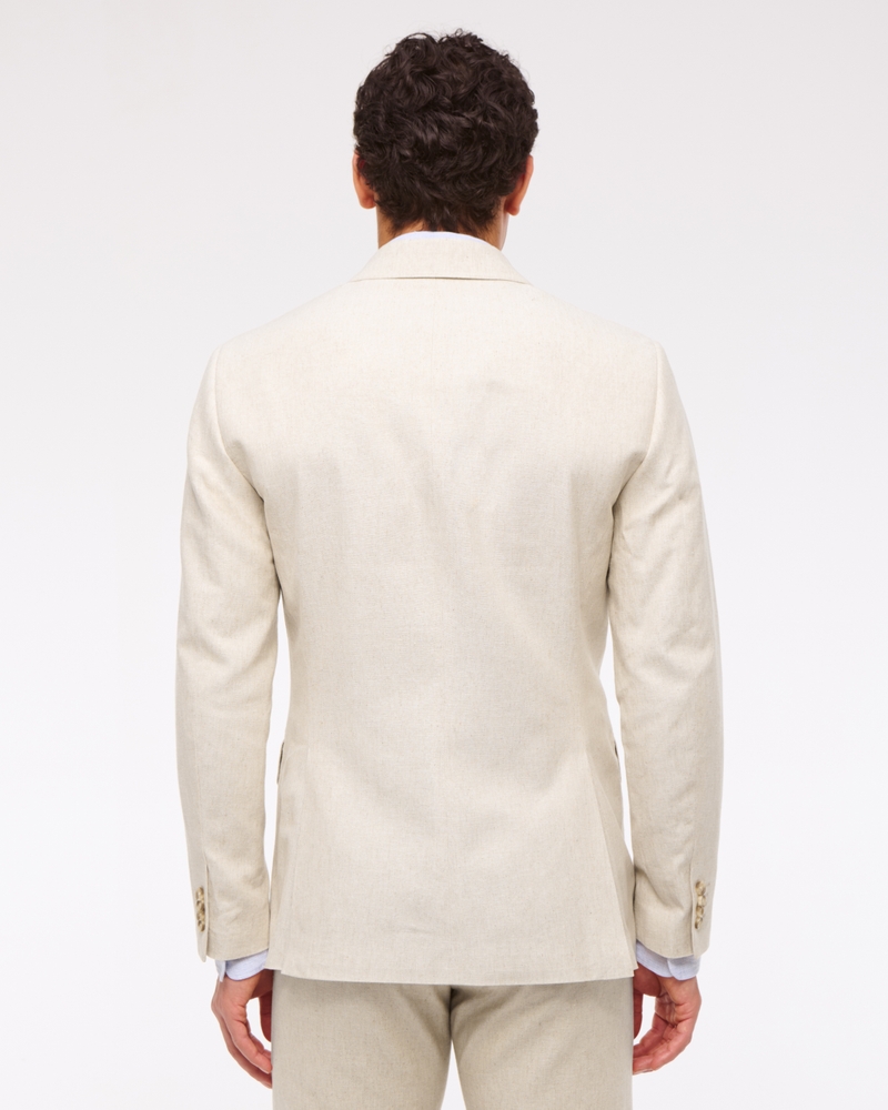 The A&F Collins Slim Linen-Blend Blazer - thumbnail 8
