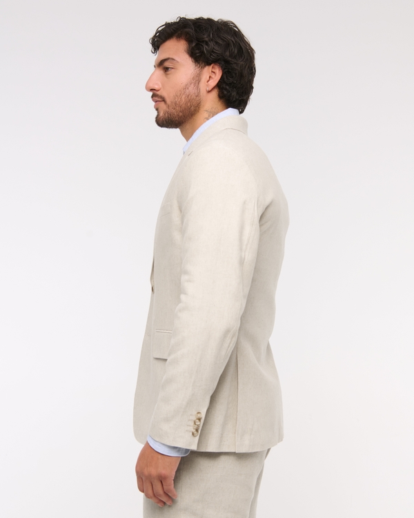 The A&F Collins Athletic Fit Linen-Blend Blazer