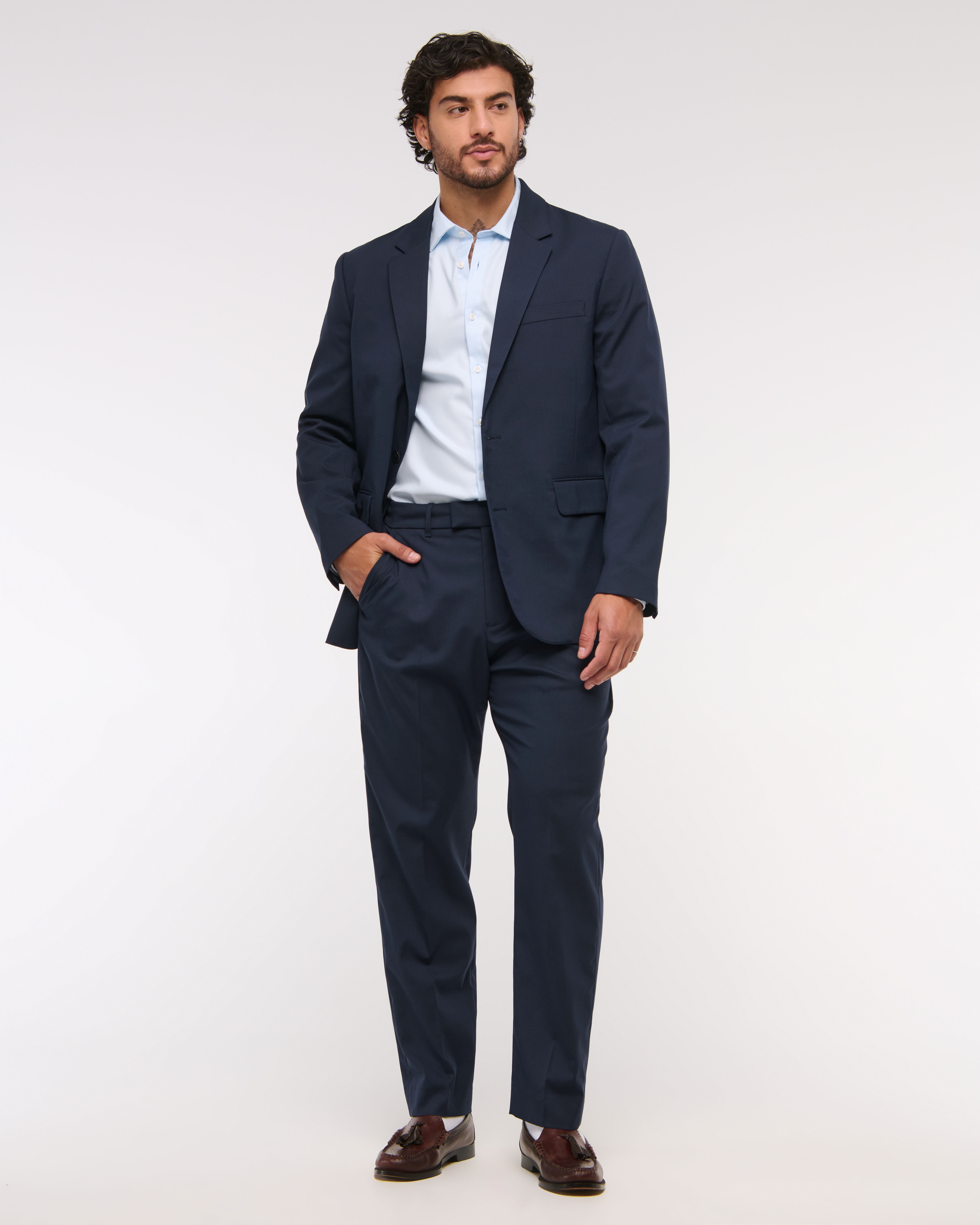 Мужские пиджаки Abercrombie & Fitch The A&F Collins Athletic Fit Slim Blazer — фото 3