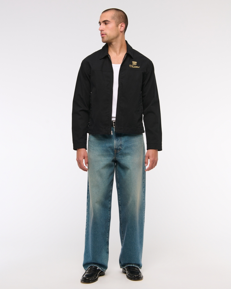 Cadillac Cropped Zip Workwear Jacket