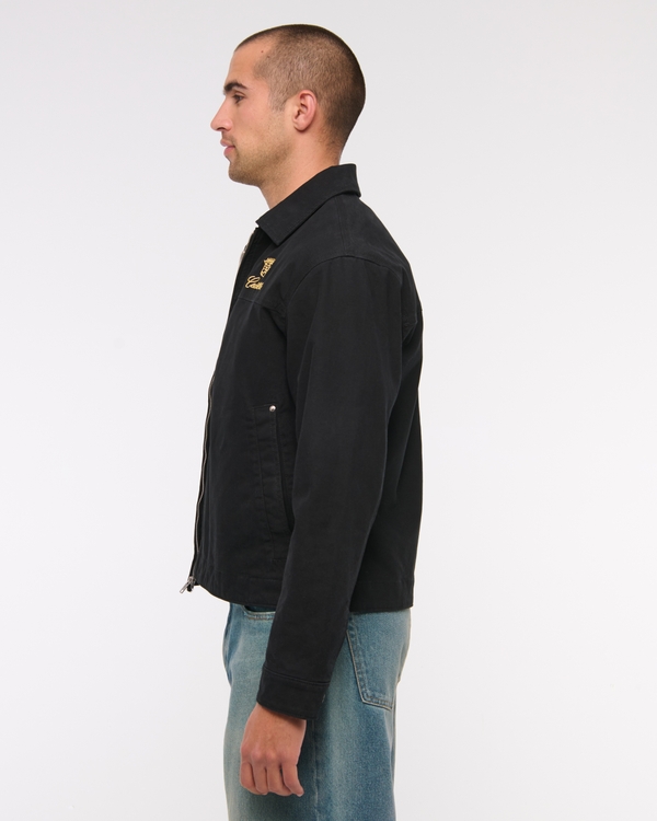 Cadillac Cropped Zip Workwear Jacket