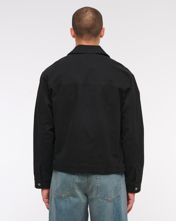 Cadillac Cropped Zip Workwear Jacket