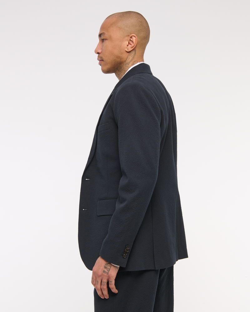 The A&F Collins Tailored Slim Seersucker Blazer