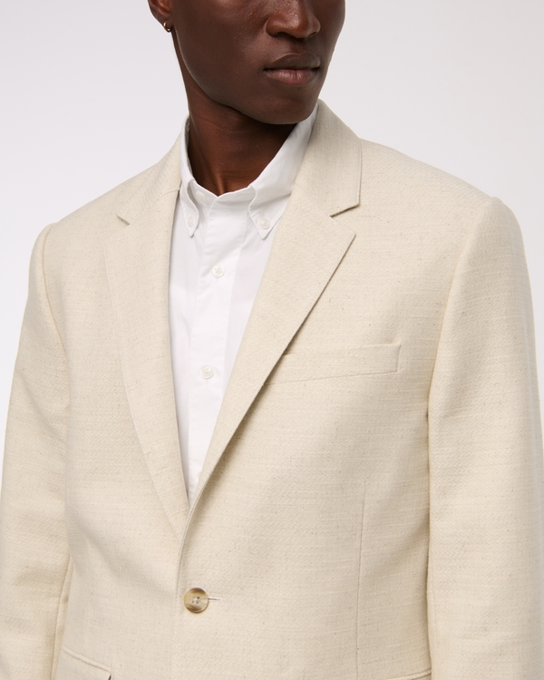 The A&F Collins Classic Cotton-Texture Blazer