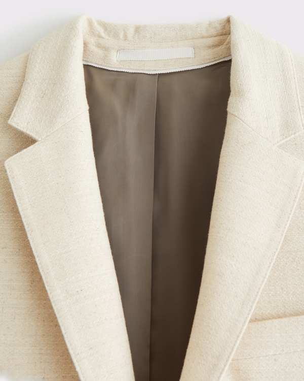 The A&F Collins Classic Cotton-Texture Blazer