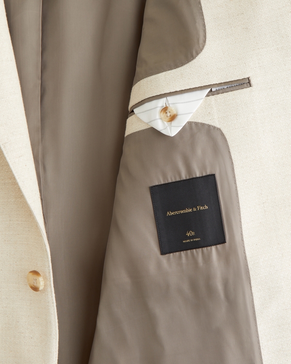 The A&F Collins Classic Cotton-Texture Blazer