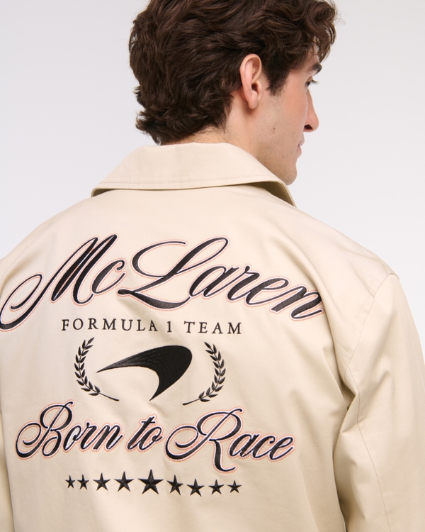 McLaren Cropped Zip Jacket, Oatmeal view 2