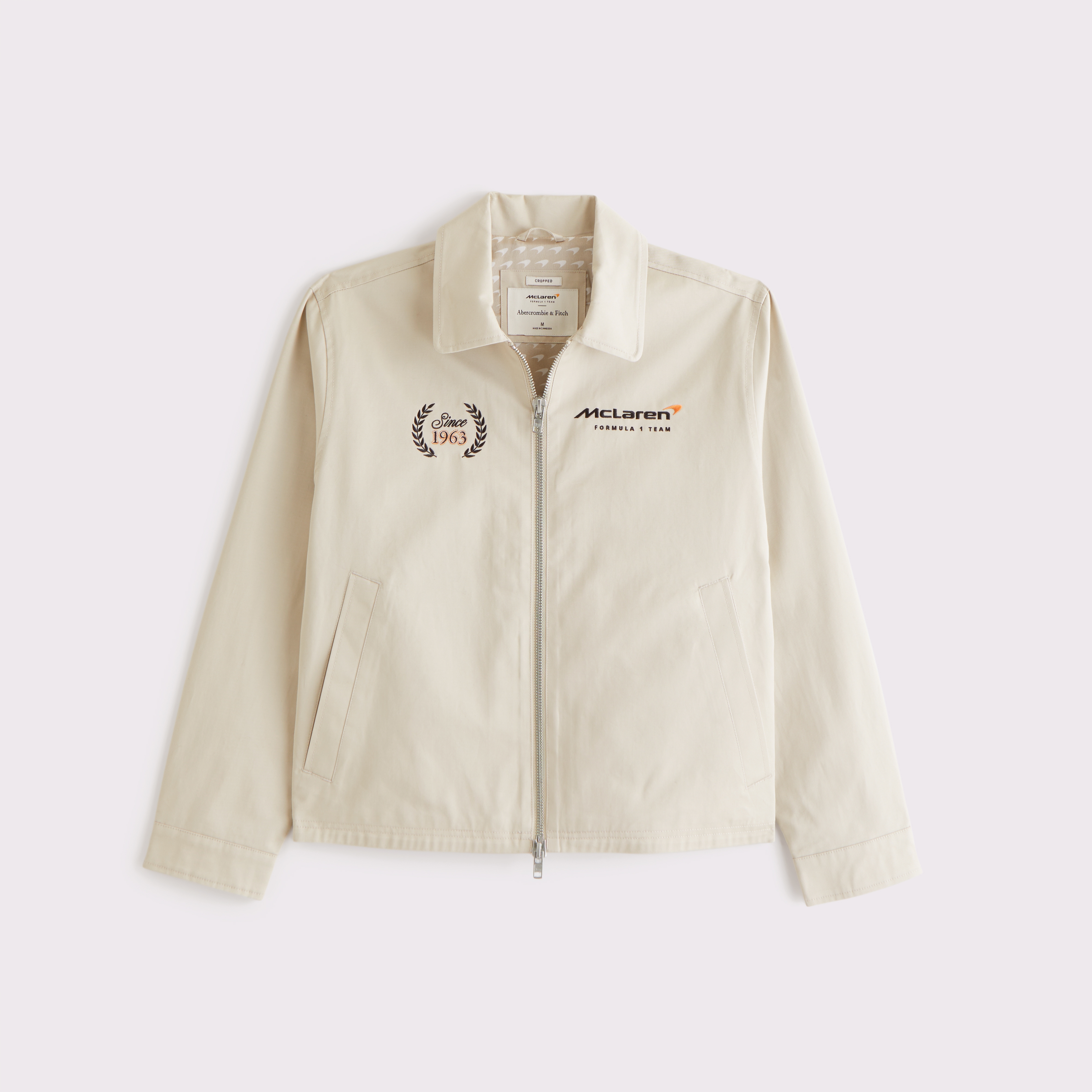 Abercrombie & Fitch☆Mclaren ハーフジップ スウェット Abercrombie & Fitch☆Mclaren ハーフジップ スウェット