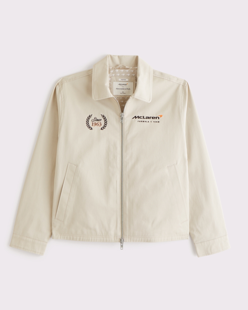 Men's McLaren Cropped Zip Jacket | Men's Clearance