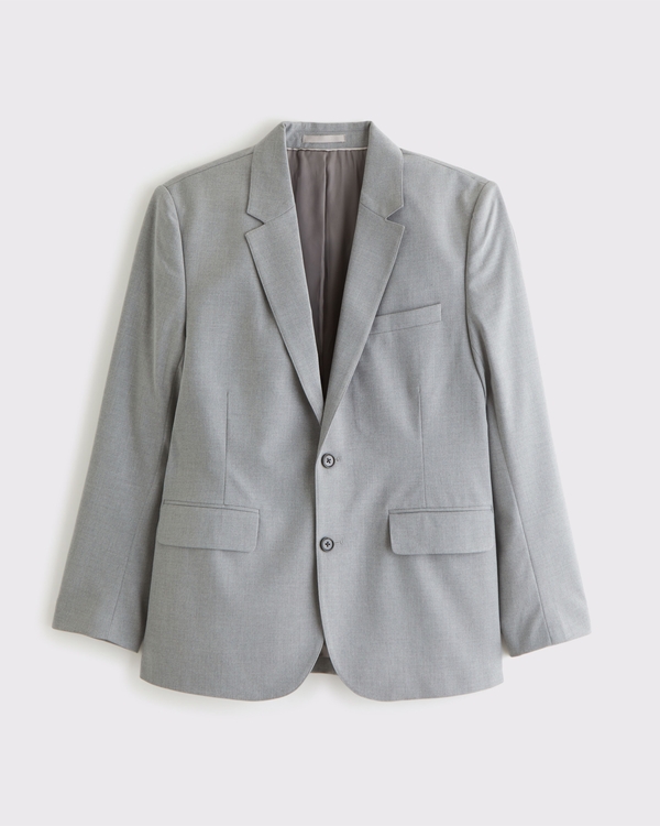 The A&F Collins Slim Blazer, Light Gray view 1