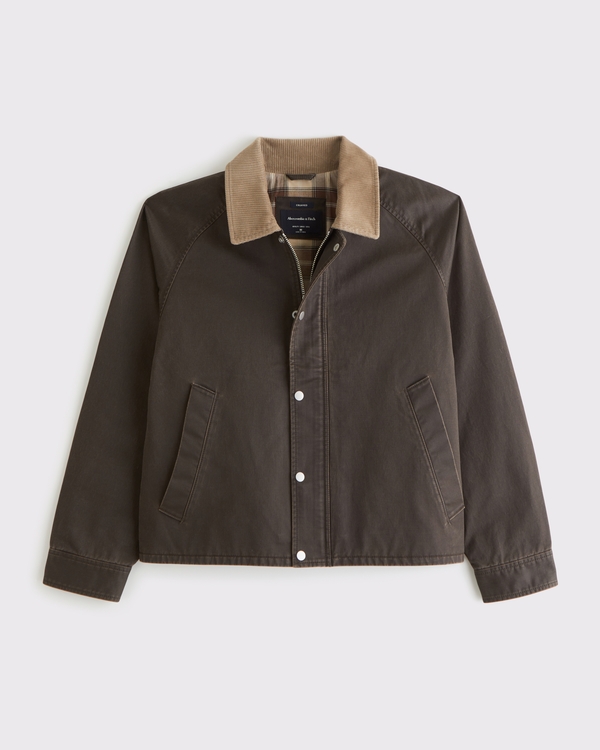 Lightweight Barn Jacket, Dark Coffee view 1