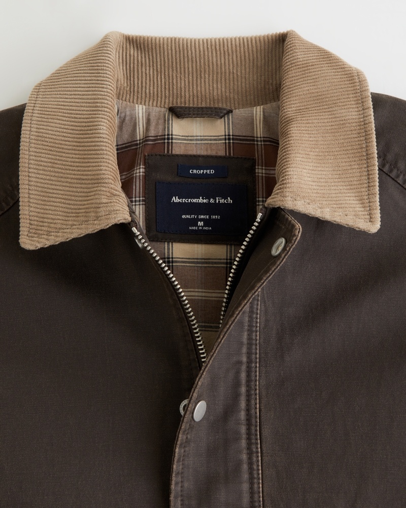 Lightweight Cropped Barn Jacket