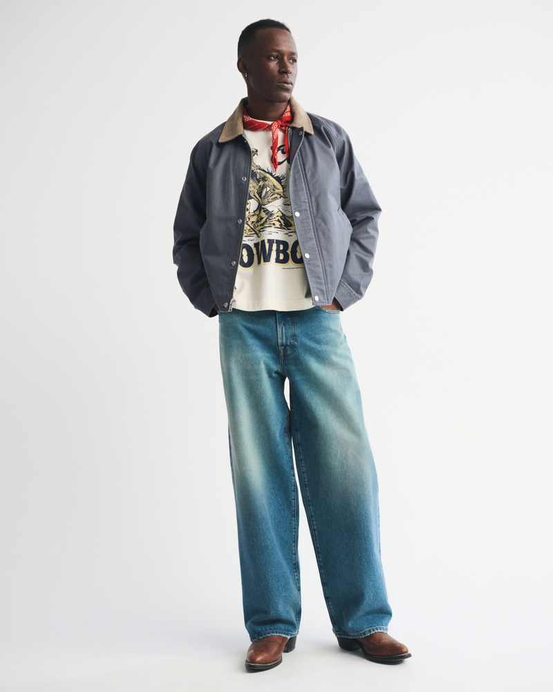 Lightweight Cropped Barn Jacket