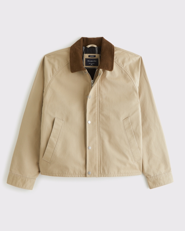 Lightweight Barn Jacket, Light Brown view 1
