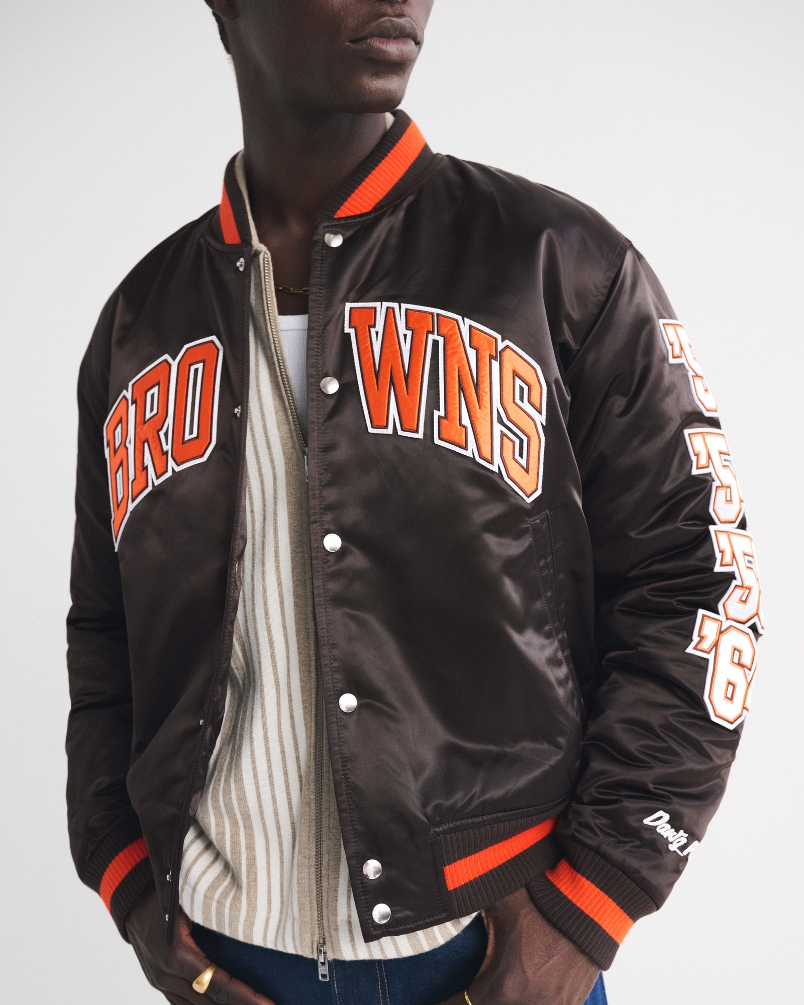 Detroit Lions Varsity Bomber Jacket