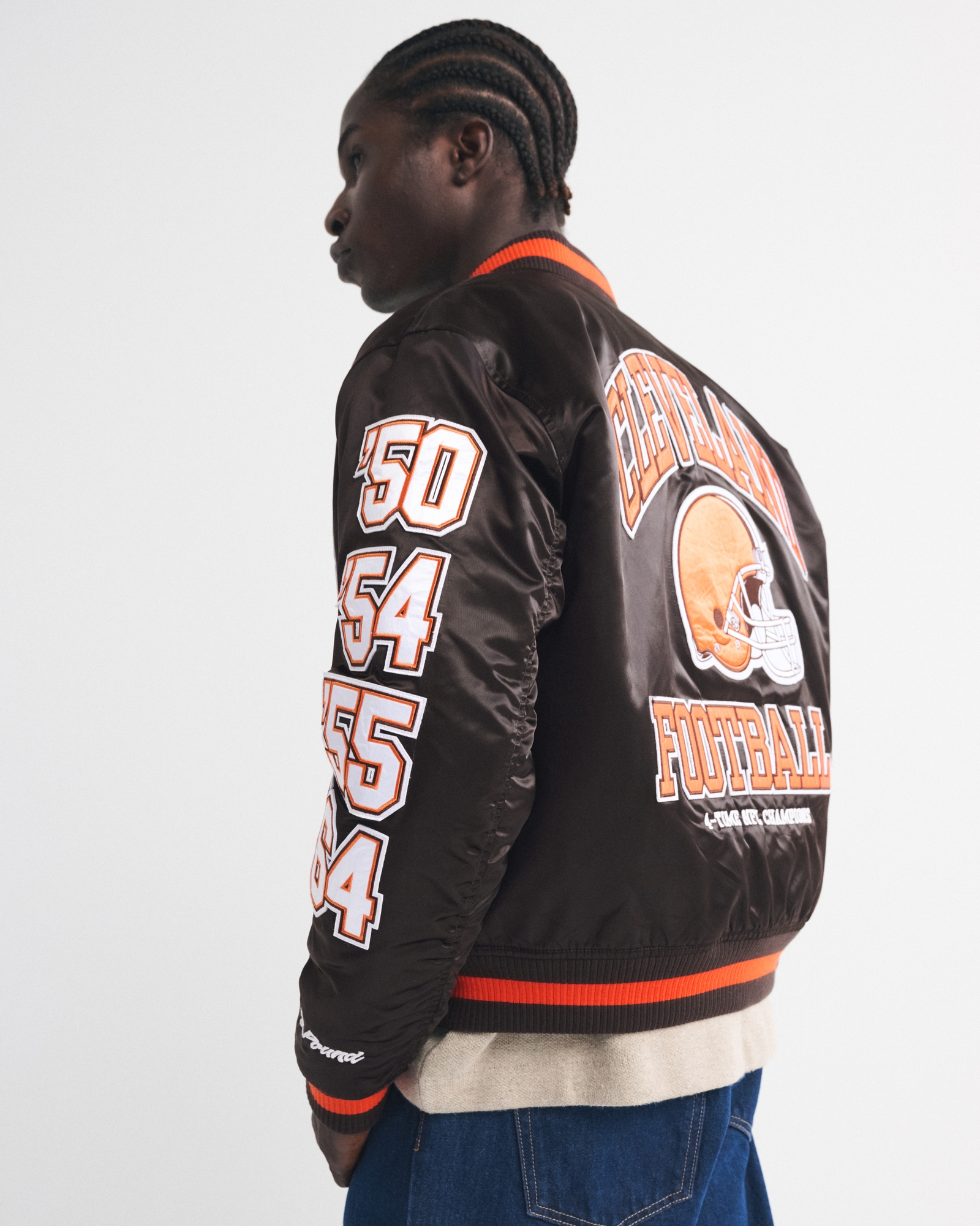Detroit Lions Varsity Bomber Jacket