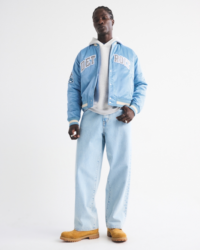 Detroit Lions Varsity Bomber Jacket