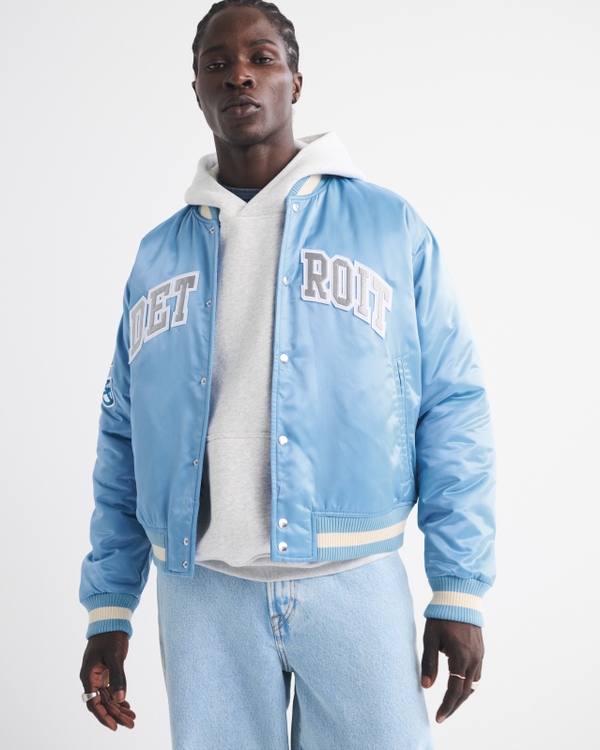 Detroit Lions Varsity Bomber Jacket