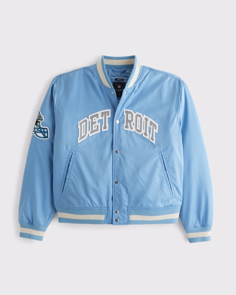 Abercrombie & Fitch M ジャージジャケット Men's Detroit Lions Varsity Bomber Jacket | Men's Clearance